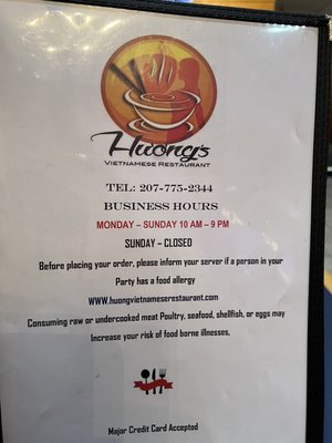 Huong's Vietnamese Restaurant by null