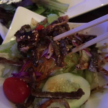 Asea Fusion - Salmon skin salad my god daughters fav!! - Asian Fusion Near Me - Brooklyn, New York