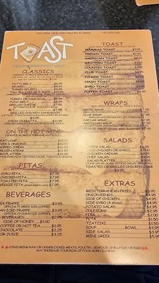Menu photo 5 Toast New Port Richey, FL Menu photo 5 Toast New Port Richey, FL