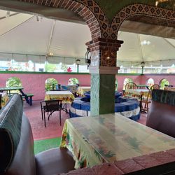 Outdoor seating area