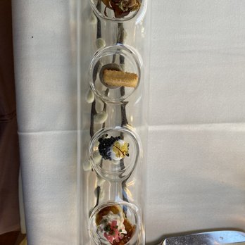 North Pond - Selections of Amuse Buche - New American Near Me - Chicago, Illinois