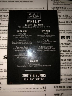 Menu photo 3 Bokeh Lounge Evansville, IN