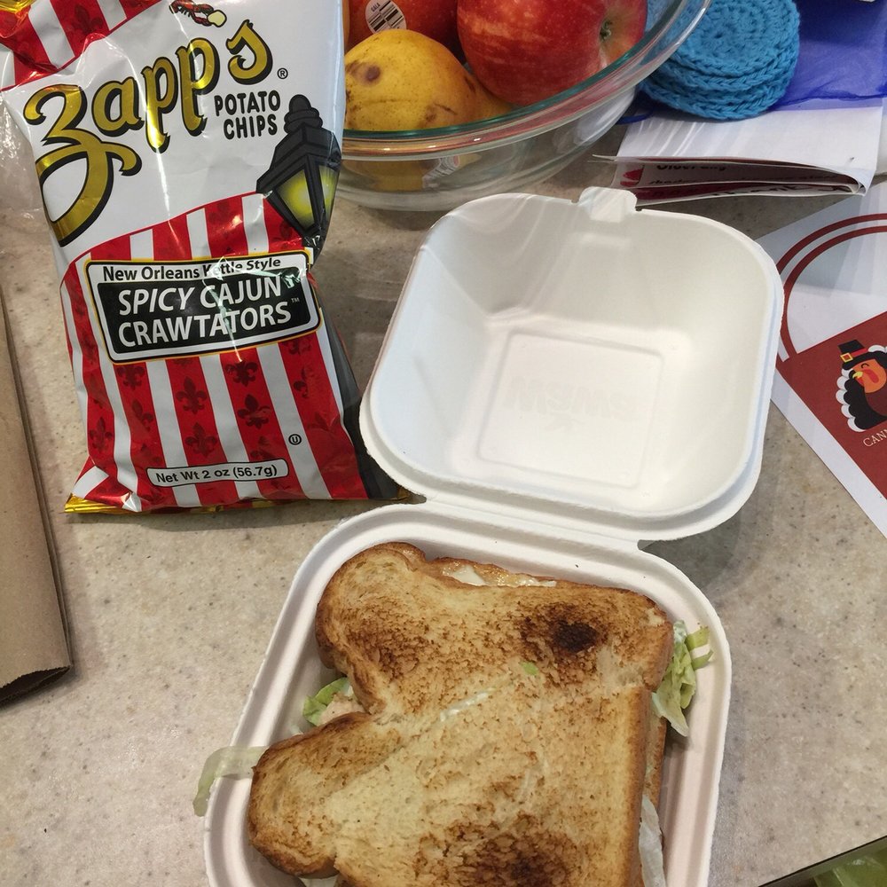 Tuna Salad Club and Zapp's!