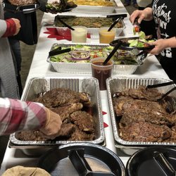 Texas Country Catering - Fresh off the Grill Rib-eye Steak Dinner