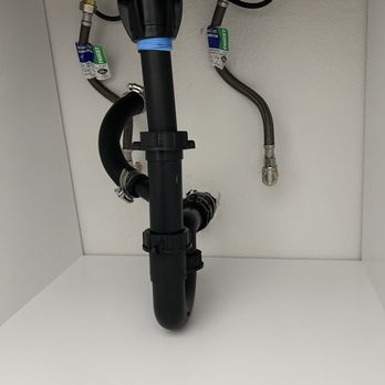 Definitive Plumbing Solutions - After installing p trap and supply lines - Plumbing Near Me Definitive Plumbing Solutions - After installing p trap and supply lines - Plumbing Near Me
