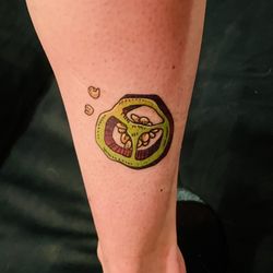 Spyder Rose Tattoo - Finished in an hour, perfectly done!