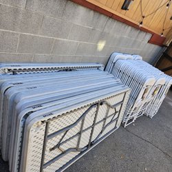 Nino's Party Supplies - Tables and chair