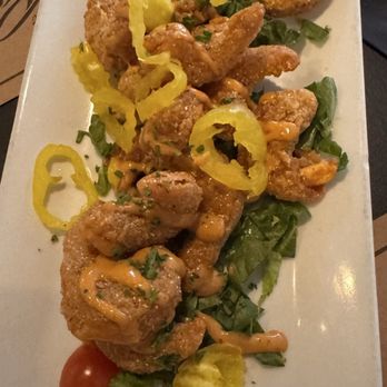 The Raintree Restaurant - Bang bang shrimp, just a little spicy, but not too bad delicious - American Near Me - Saint Augustine, Florida