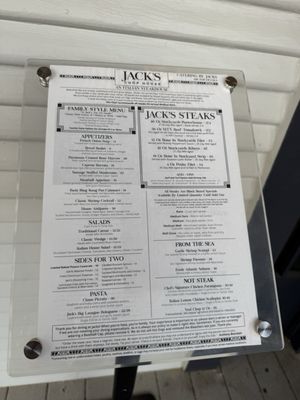 Menu photo 8 Jacks Chophouse Fredericksburg, TX