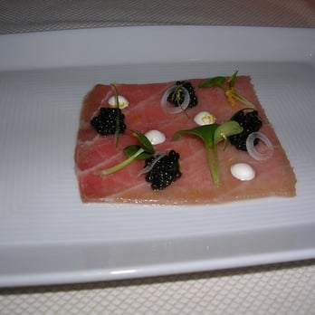 Meadowood Napa Valley - Toro & Osetra Caviar with Creme Fraiche, Spring Onion & Brioche - Hotels Near Me - St. Helena, California