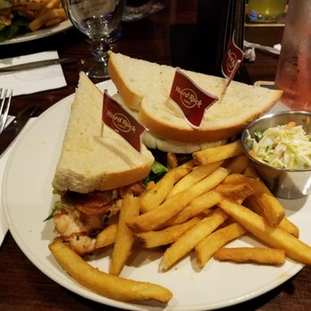 Universal CityWalk - Club sandwich with fries and cole slaw - Restaurants Near Me - Orlando, Florida Universal CityWalk - Club sandwich with fries and cole slaw - Restaurants Near Me - Orlando, Florida