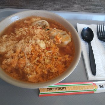 The Street - Spicy Ramen with dumplings mmmm - Coffee & Tea Near Me - Mesa, Arizona