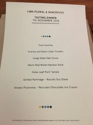 Menu photo 4 Lima Floral London, XGL
