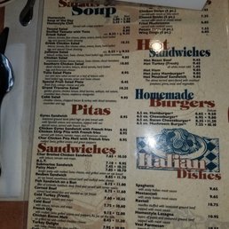 Menu - Soup, Sandwiches, Italian Menu - Soup, Sandwiches, Italian