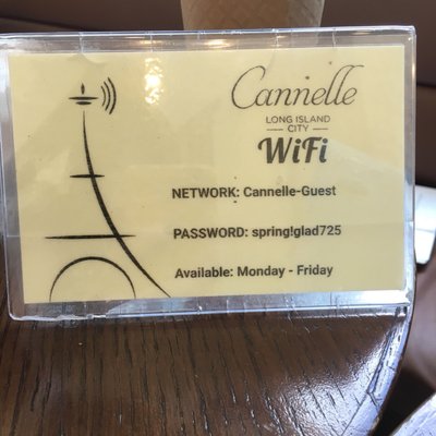 Menu photo 6 Cannelle LIC Long Island City, NY