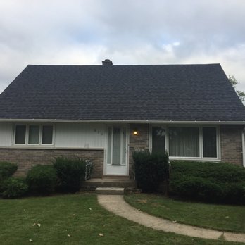 Berg Home Improvements - Beautiful black Landmark Pro shingles. Eye popping texture and color contrast. - Roofing Near Me - Downers Grove, Illinois