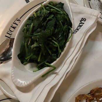 Lucky's - Malibu - Steamed spinach - Steakhouses Near Me - Malibu, California Lucky's - Malibu - Steamed spinach - Steakhouses Near Me - Malibu, California