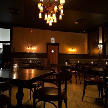 Edendale - the interior of a restaurant with tables and chairs - New American Near Me - Los Angeles, California