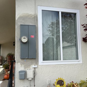 Alley Electric - New 200 amp panel and EV charging receptacle. Panel is semi-flush and mast runs inside the wall. - Electricians Near Me - Lafayette, California Alley Electric - New 200 amp panel and EV charging receptacle. Panel is semi-flush and mast runs inside the wall. - Electricians Near Me - Lafayette, California