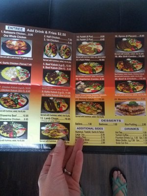 Menu photo 5 A1 Kabob Lancaster, CA