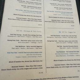 Menu Menu