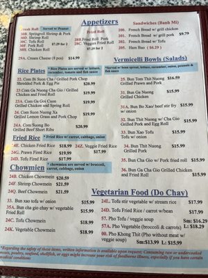 Menu photo 1 Pho Lynn Olympia, WA Menu photo 1 Pho Lynn Olympia, WA