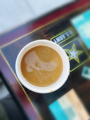 Photo of Cafe Enchante - San Francisco, CA, US. Americano with half and half