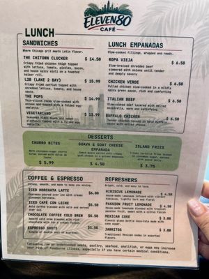 Menu photo 1 Eleven80 Tampa Bay, FL