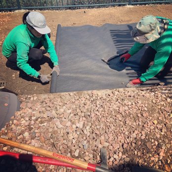 Le'Scape - Application of new weed barrier - Landscaping Near Me - Murrieta, California Le'Scape - Application of new weed barrier - Landscaping Near Me - Murrieta, California