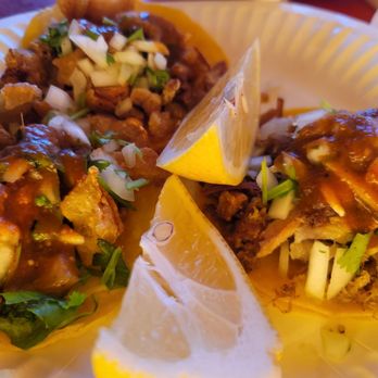 Taqueria El Atacor - Chicharron and carnitas taco. Carnitas was super crispy. Loved it! - Mexican Near Me - Whittier, California Taqueria El Atacor - Chicharron and carnitas taco. Carnitas was super crispy. Loved it! - Mexican Near Me - Whittier, California