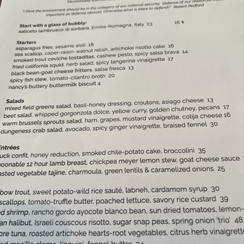 Passionfish - Menu - Seafood Near Me - Pacific Grove, California