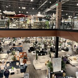 American Furniture Warehouse - Two levels of inventory