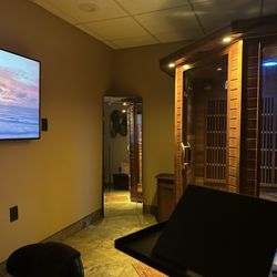 Serenity Nail Salon & Spa - Private room for foot salt soak and infrared sauna