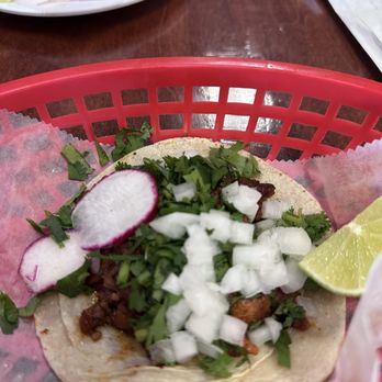 Las Chavelas Taqueria - Pork taco. - Mexican Near Me - Homestead, Florida Las Chavelas Taqueria - Pork taco. - Mexican Near Me - Homestead, Florida