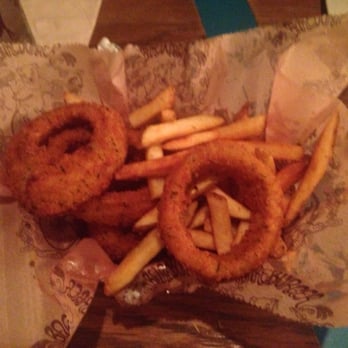 Bareburger - Forest Hills - French Fries and Onion Rings Combo - Burgers Near Me - Forest Hills, New York