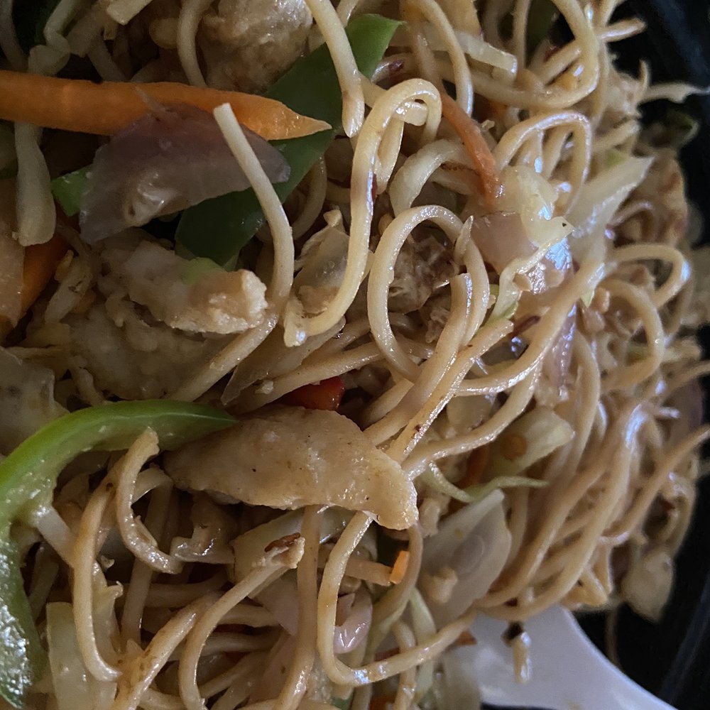 Spice Route Melange - Medium Spicy Hakka Chicken Noodles - Indian Near Me - Parsippany, New Jersey Spice Route Melange - Medium Spicy Hakka Chicken Noodles - Indian Near Me - Parsippany, New Jersey