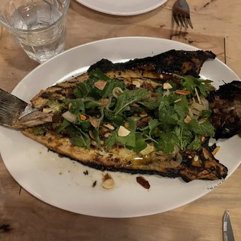 Launderette - Dinner Whole Branzino - New American Near Me - Austin, Texas