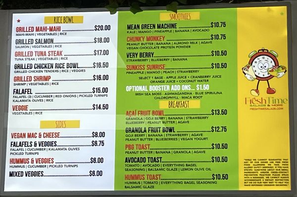 Menu photo 1 Fresh Time Salads & More Bedford, OH Menu photo 1 Fresh Time Salads & More Bedford, OH