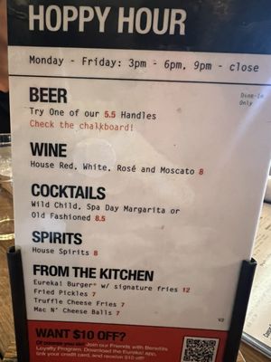 Menu photo 7 Eureka! Fresno, CA