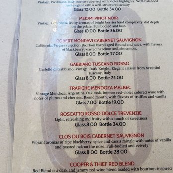 Copper and Oak - Wine List 2 - Burgers Near Me - Danville, Kentucky Copper and Oak - Wine List 2 - Burgers Near Me - Danville, Kentucky