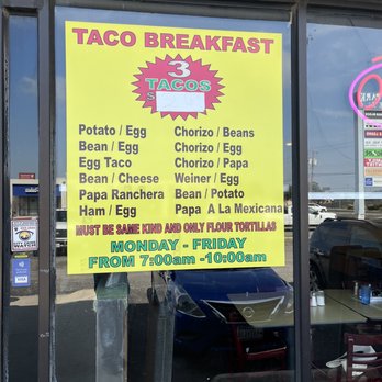 Melendez - Breakfast taco specials $3.99/3 tacos - Tex-Mex Near Me - San Antonio, Texas Melendez - Breakfast taco specials $3.99/3 tacos - Tex-Mex Near Me - San Antonio, Texas