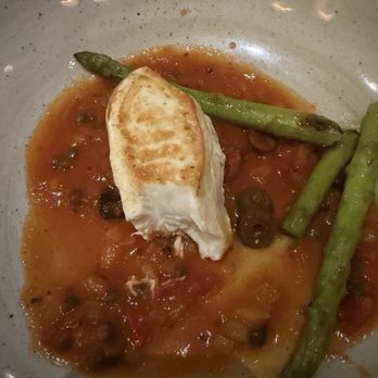 Via Roma - The Halibut with asparagus - Italian Near Me - Des Plaines, Illinois Via Roma - The Halibut with asparagus - Italian Near Me - Des Plaines, Illinois