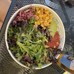 El Patio - My SIL burrito bowl that I finished off
