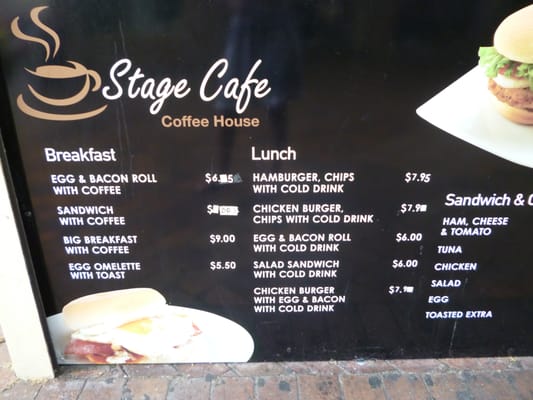 Menu photo 2 Stage cafe Liverpool, NSW
