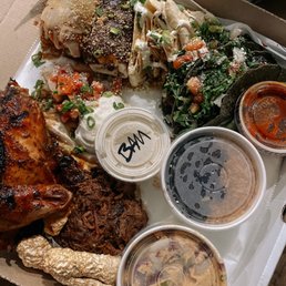 Big Time  A little bit of everything from tacos to quesadillas to brisket and ribs and sides
