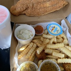 Wild Wing Station - Fish combo swai honey lemon pepper sauce $7