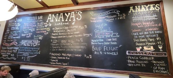 Menu photo 8 Anaya's Seafood Scratch Kitchen Richardson, TX