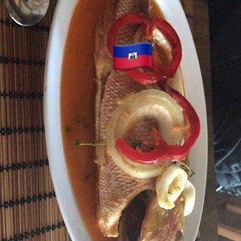 Woulibam - Red Snapper w/ Black Rice - Haitian Near Me - Maplewood, New Jersey Woulibam - Red Snapper w/ Black Rice - Haitian Near Me - Maplewood, New Jersey