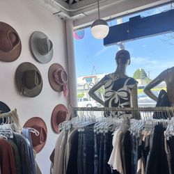 Goldie's On 4th - A few racks of vintage women's clothing