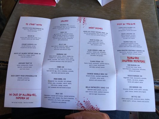 Menu photo 3 Rouge Bis Paris, 75 Menu photo 3 Rouge Bis Paris, 75